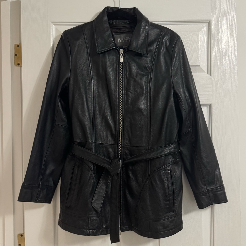 Wilsons Leather Black Jacket